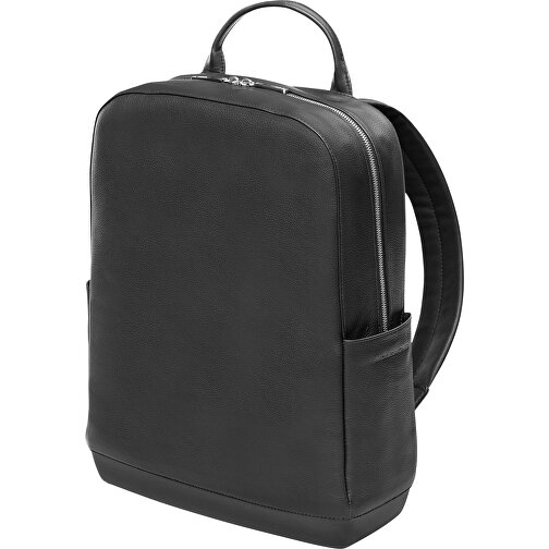 Moleskine Classic Rucksack Aus Leder , schwarz, Leder, 32,00cm x 37,00cm x 12,00cm (Länge x Höhe x Breite), Bild 1