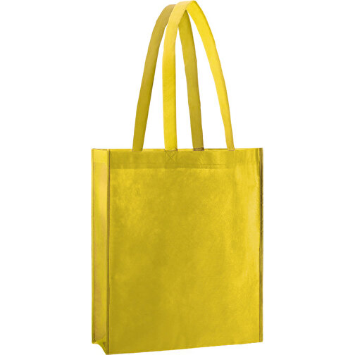 PP-Tasche , gelb, 100 % Polypropylen, 42,00cm x 10,00cm x 38,00cm (Länge x Höhe x Breite), Bild 1
