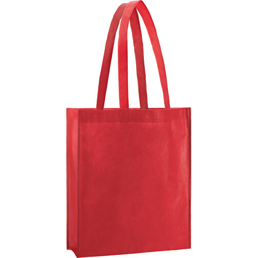 PP-Tasche , rot, 100 % Polypropylen, 42,00cm x 10,00cm x 38,00cm (Länge x Höhe x Breite), Bild 1