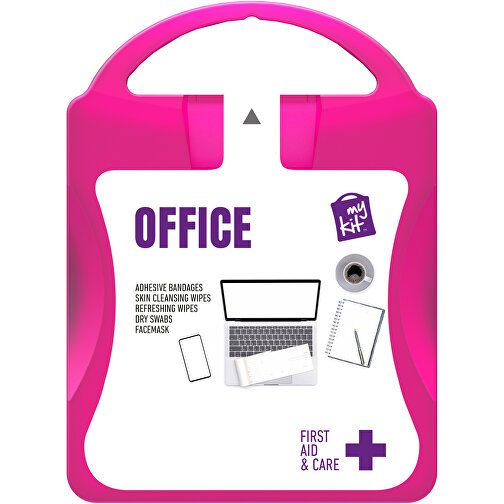 MyKit Erste Hilfe Fürs Büro , magenta, PP Kunststoff, 10,00cm x 13,40cm x 3,00cm (Länge x Höhe x Breite), Bild 2