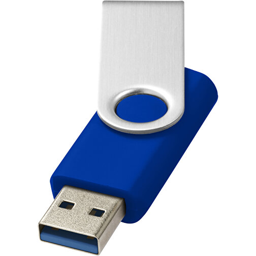 Rotate-basic USB-Stick 3.0 , royalblau MB , 128 GB , Kunststoff, Aluminium MB , 5,80cm x 1,90cm x 1,00cm (Länge x Höhe x Breite), Bild 1