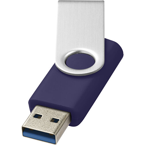 Rotate-basic USB-Stick 3.0 , blau MB , 128 GB , Kunststoff, Aluminium MB , 5,80cm x 1,90cm x 1,00cm (Länge x Höhe x Breite), Bild 1