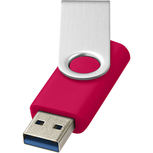 Rotate-basic USB-Stick 3.0 , magenta MB , 128 GB , Kunststoff, Aluminium MB , 5,80cm x 1,90cm x 1,00cm (Länge x Höhe x Breite), Bild 1