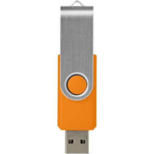 Rotate-basic USB-Stick 3.0 , orange MB , 128 GB , Kunststoff, Aluminium MB , 5,80cm x 1,90cm x 1,00cm (Länge x Höhe x Breite), Bild 3