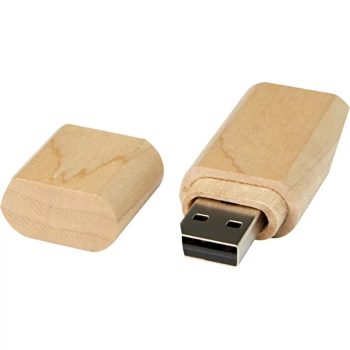 USB 2.0 af træ med nøglering, Billede 1