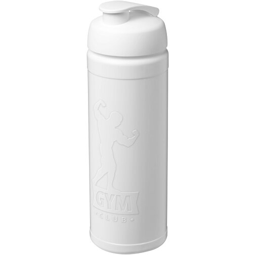 Baseline Rise 750 Ml Sportflasche Mit Klappdeckel , weiss, HDPE Kunststoff, PP Kunststoff, 23,60cm (Höhe), Bild 1