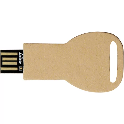 USB 2.0 in carta riciclata a forma di chiave, Immagine 6