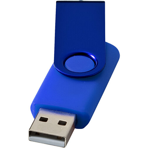 Rotate Metallic USB-Stick , royalblau MB , 65 GB , Kunststoff, Aluminium MB , 5,80cm x 1,90cm x 1,00cm (Länge x Höhe x Breite), Bild 1