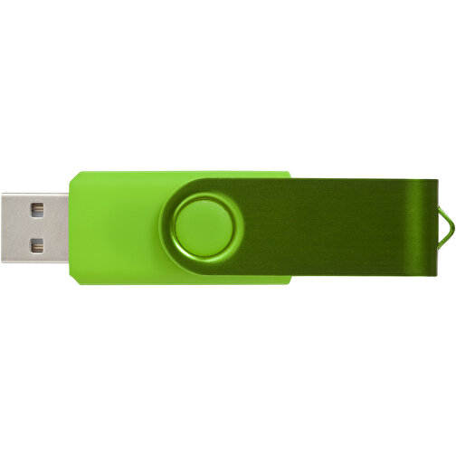 Rotate Metallic USB-Stick , limone MB , 65 GB , Kunststoff, Aluminium MB , 5,80cm x 1,90cm x 1,00cm (Länge x Höhe x Breite), Bild 3