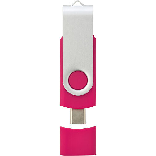 OTG Rotate USB Typ-C Stick , magenta MB , 65 GB , Kunststoff, Aluminium MB , 7,00cm x 1,60cm x 1,00cm (Länge x Höhe x Breite), Bild 6