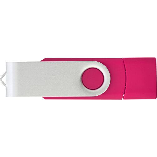 OTG Rotate USB Typ-C Stick , magenta MB , 8 GB , Kunststoff, Aluminium MB , 7,00cm x 1,60cm x 1,00cm (Länge x Höhe x Breite), Bild 5