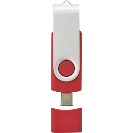 OTG Rotate USB Typ-C Stick , rot MB , 128 GB , Kunststoff, Aluminium MB , 7,00cm x 1,60cm x 1,00cm (Länge x Höhe x Breite), Bild 6