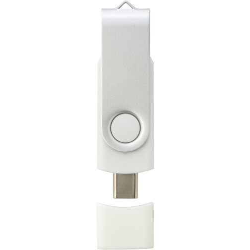 OTG Rotate USB Typ-C Stick , weiss MB , 65 GB , Kunststoff, Aluminium MB , 7,00cm x 1,60cm x 1,00cm (Länge x Höhe x Breite), Bild 6