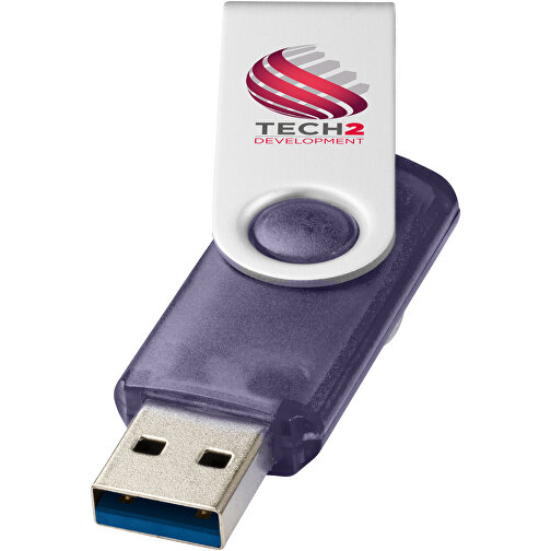 Roter USB-minnepinne 3.0 gjennomsiktig, Bilde 2