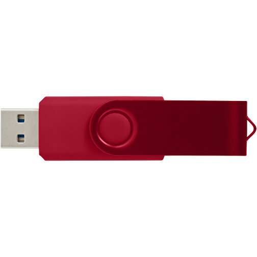 Rotate USB-Stick 3.0 Aus Metall , rot MB , 65 GB , Kunststoff, Aluminium MB , 5,80cm x 1,90cm x 1,00cm (Länge x Höhe x Breite), Bild 3