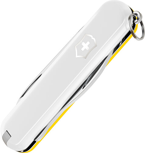 RALLY - Victorinox Schweizer Messer , Victorinox, Falling Snow / Sunny Side, hochlegierter, rostfreier Stahl, 5,80cm x 0,90cm x 2,00cm (Länge x Höhe x Breite), Bild 3