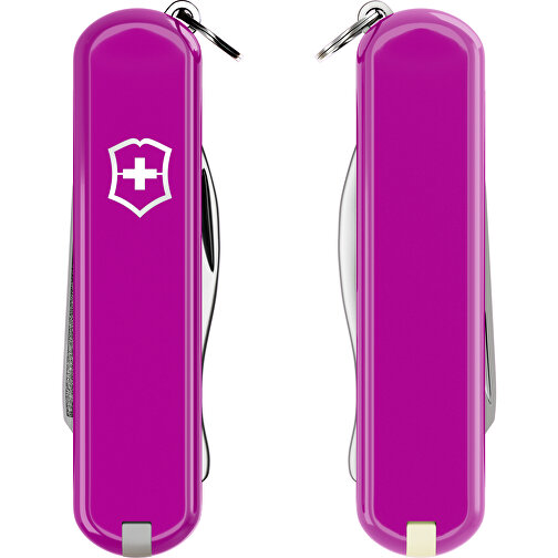 RALLY - Victorinox Schweizer Messer , Victorinox, Tasty Grape, hochlegierter, rostfreier Stahl, 5,80cm x 0,90cm x 2,00cm (Länge x Höhe x Breite), Bild 5