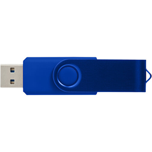 Rotate USB-Stick 3.0 Aus Metall , royalblau MB , 128 GB , Kunststoff, Aluminium MB , 5,80cm x 1,90cm x 1,00cm (Länge x Höhe x Breite), Bild 3