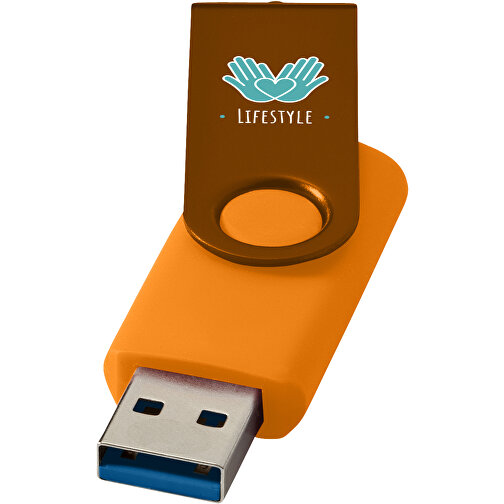 Memoria USB 3.0 giratoria de metal, Imagen 2