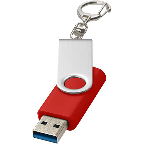 Rotate pendrive wyposażony w interfejs USB 3.0 z łańcuchem do kluczy, Obraz 1