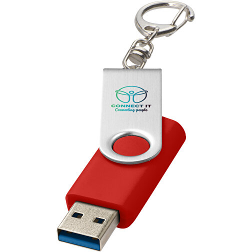 Roterande USB-minne 3.0 med nyckelbricka, Bild 2