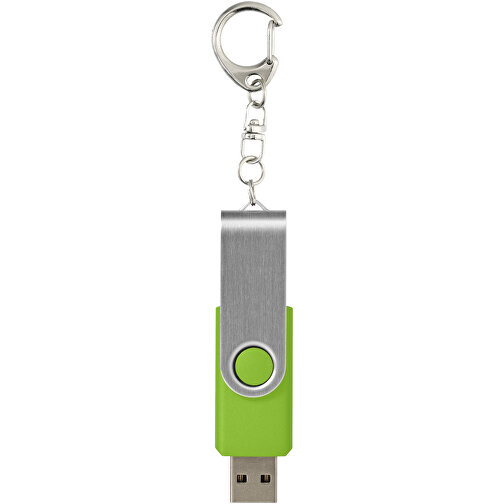 Rotate USB-Stick 3.0 Mit Schlüsselanhänger , limone MB , 32 GB , Kunststoff, Aluminium MB , 5,80cm x 1,90cm x 1,00cm (Länge x Höhe x Breite), Bild 3