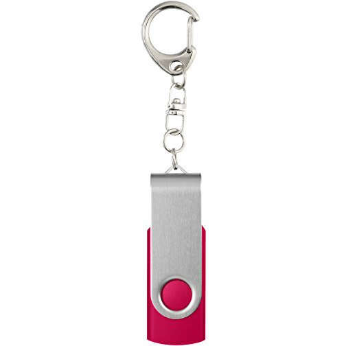 Rotate USB-Stick 3.0 Mit Schlüsselanhänger , magenta MB , 128 GB , Kunststoff, Aluminium MB , 5,80cm x 1,90cm x 1,00cm (Länge x Höhe x Breite), Bild 4