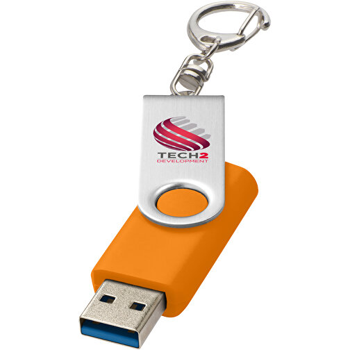 Roterende USB-stick 3.0 med nøglering, Billede 2