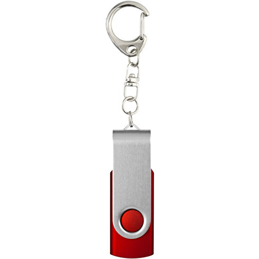 Rotate USB-Stick 3.0 Mit Schlüsselanhänger , rot MB , 32 GB , Kunststoff, Aluminium MB , 5,80cm x 1,90cm x 1,00cm (Länge x Höhe x Breite), Bild 4