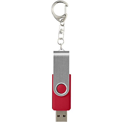 Rotate USB-Stick 3.0 Mit Schlüsselanhänger , rot MB , 16 GB , Kunststoff, Aluminium MB , 5,80cm x 1,90cm x 1,00cm (Länge x Höhe x Breite), Bild 3