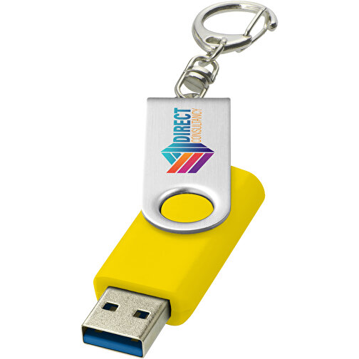 Obrotowa pamiec USB 3.0 z brelokiem do kluczy, Obraz 2