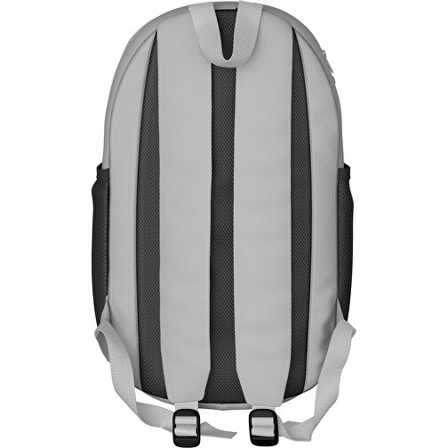 Rucksack Milan , hellgrau, Sublimation-fabric 300g, 15,00cm x 40,00cm x 30,00cm (Länge x Höhe x Breite), Bild 2