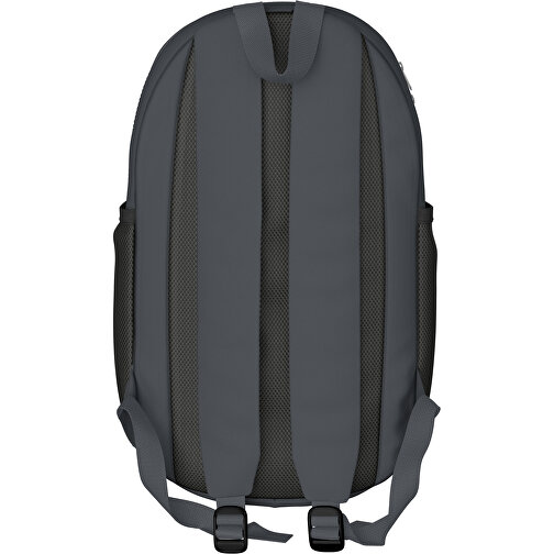 Rucksack Milan , asphaltgrau, Sublimation-fabric 300g, 15,00cm x 40,00cm x 30,00cm (Länge x Höhe x Breite), Bild 2