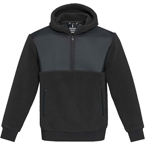 Evans Sherpa Fleecepullover Half-Zip Unisex , schwarz, Sherpa 100% Recyceltes Polyester, M, , Bild 3