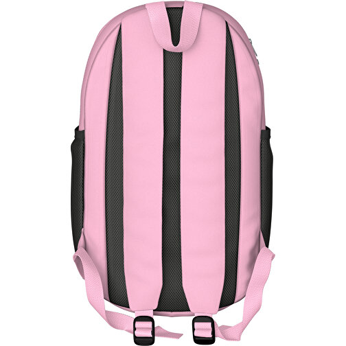 Rucksack Milan , hellrosa, Sublimation-fabric 300g, 15,00cm x 40,00cm x 30,00cm (Länge x Höhe x Breite), Bild 2