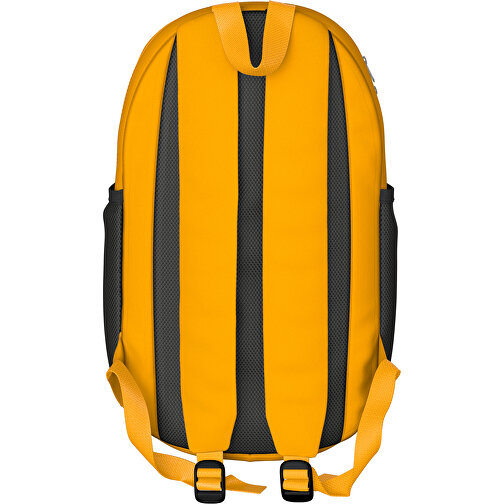 Rucksack Milan , hellorange, Sublimation-fabric 300g, 15,00cm x 40,00cm x 30,00cm (Länge x Höhe x Breite), Bild 2