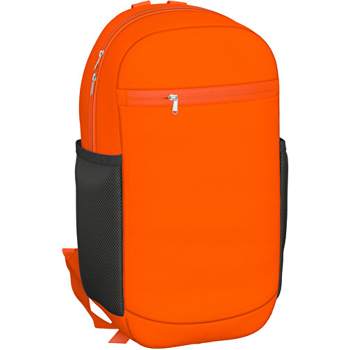 Rucksack Milan , orange, Sublimation-fabric 300g, 15,00cm x 40,00cm x 30,00cm (Länge x Höhe x Breite), Bild 1