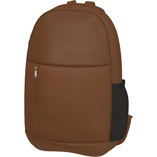 Rucksack Easy , nougatbraun, Sublimation-fabric 300g, 15,00cm x 40,00cm x 30,00cm (Länge x Höhe x Breite), Bild 1