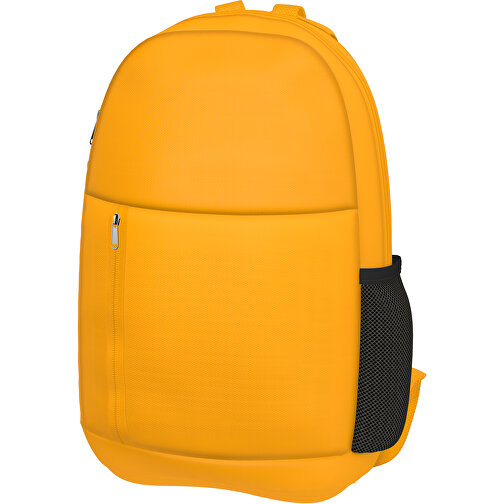 Rucksack Easy , hellorange, Sublimation-fabric 300g, 15,00cm x 40,00cm x 30,00cm (Länge x Höhe x Breite), Bild 1