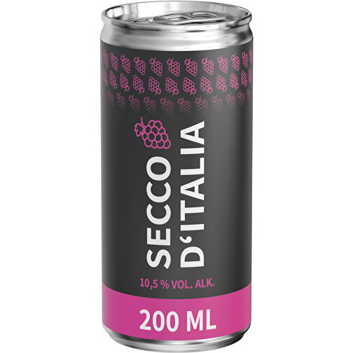 Secco, 200 Ml, Eco Label , Aluminium, Papier, 5,30cm x 11,20cm x 5,30cm (Länge x Höhe x Breite), Bild 1
