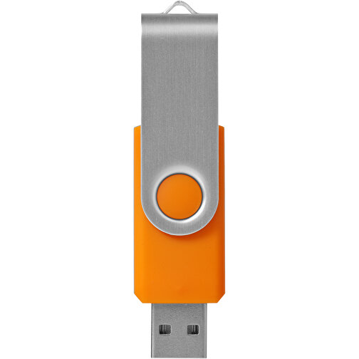 Rotate USB-Stick , orange MB , 65 GB , Kunststoff, Aluminium MB , 5,80cm x 1,90cm x 1,00cm (Länge x Höhe x Breite), Bild 3