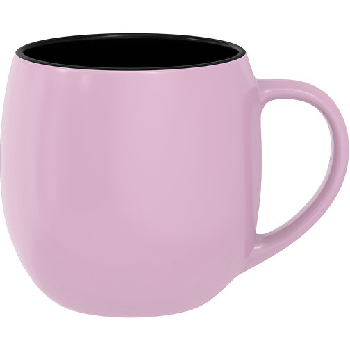 Olaf Aussen Farbig Innen Schwarz 400ml , dunkelpink / schwarz, New Bone China Porzellan, 9,00cm x 12,00cm (Höhe x Breite), Bild 1