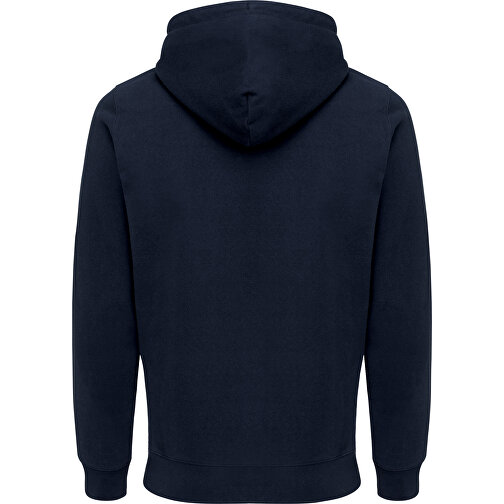 Iqoniq Abisko Zip-Kapuzenpullover Aus Recycelter Baumwolle, Navy Blau , navy blau, 50% recycelte und 50% biologische Baumwolle, XXS, 61,00cm x 1,00cm x 47,00cm (Länge x Höhe x Breite), Bild 2