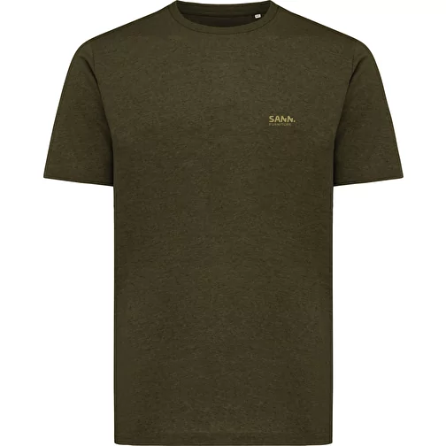 Iqoniq Sierra Lättvikts-T-shirt i återvunnen bomull, khaki, Bild 3