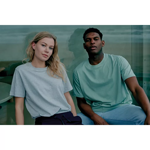 Iqoniq Kakadu relaxed T-shirt en coton recyclé, Iceberg green, Image 8