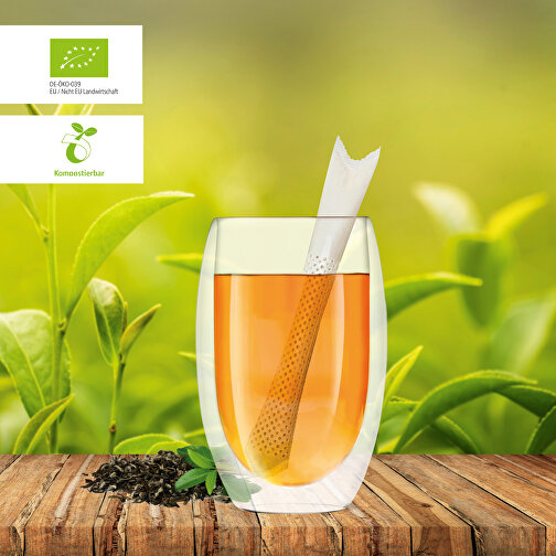 Bio TeaStick - Früchte - Premium Selection , Bio Folie, kompostierbar + Papier, 2,70cm x 1,50cm x 15,80cm (Länge x Höhe x Breite), Bild 7