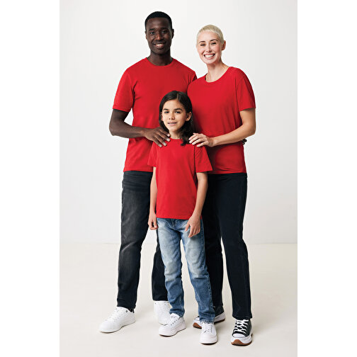 Iqoniq Yala Damen T-Shirt Aus Recycelter Baumwolle, Rot , rot, 30% recycelte und 70% biologische Baumwolle, XXS, 59,00cm x 0,50cm x 44,00cm (Länge x Höhe x Breite), Bild 8