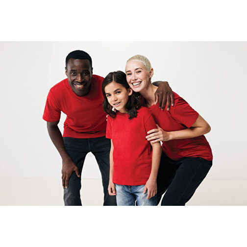 Iqoniq Yala Damen T-Shirt Aus Recycelter Baumwolle, Rot , rot, 30% recycelte und 70% biologische Baumwolle, XXS, 59,00cm x 0,50cm x 44,00cm (Länge x Höhe x Breite), Bild 9