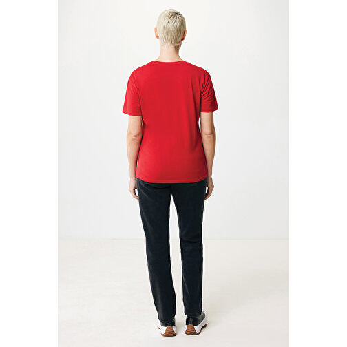 Iqoniq Yala Damen T-Shirt Aus Recycelter Baumwolle, Rot , rot, 30% recycelte und 70% biologische Baumwolle, M, 67,00cm x 1,00cm x 53,00cm (Länge x Höhe x Breite), Bild 5