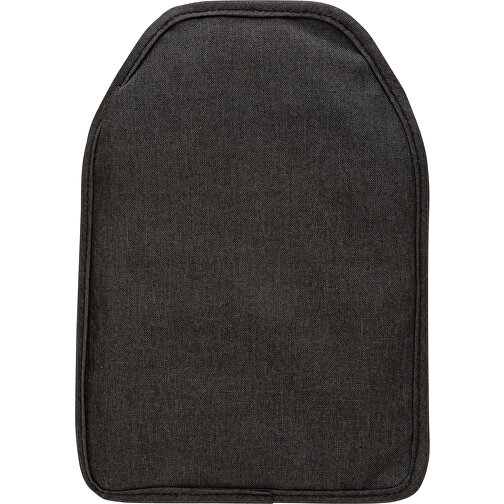 Vino AWARE™ RPET Weinkühler-Sleeve, Schwarz , schwarz, PET - recycelt, 15,50cm x 22,50cm x 2,50cm (Länge x Höhe x Breite), Bild 4